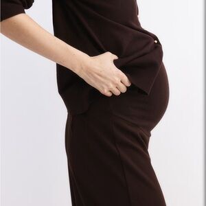 H&M mama maternity Brown Dress / work pants